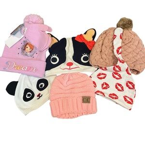 Assorted Baby Toddler Kids' Beanies with Fun Designs